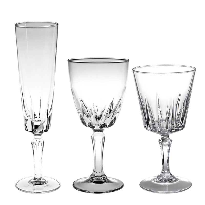 Verres Vintage style Cristal